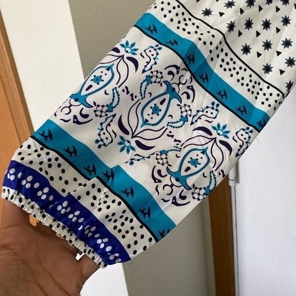 Miss look large peasant/prairie/Boho maxi length long sleeve dress - Picture 5 of 9